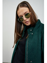 ZOOT.lab Тъмнозелено дамско палто от вълнена смес ZOOT.lab Tiffy