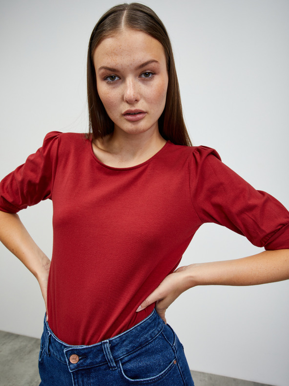 ZOOT.lab Червена дамска основна тениска ZOOT.lab Shia