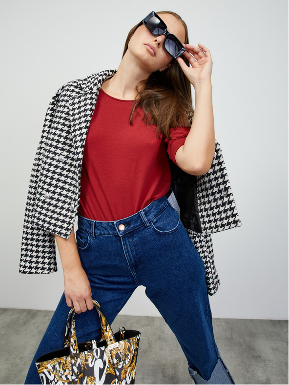 ZOOT.lab Червена дамска основна тениска ZOOT.lab Shia