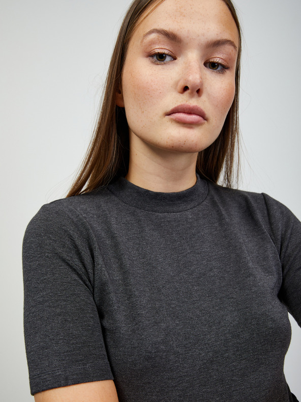 ZOOT.lab Тъмно сива дамска основна тениска ZOOT.lab Bobbi