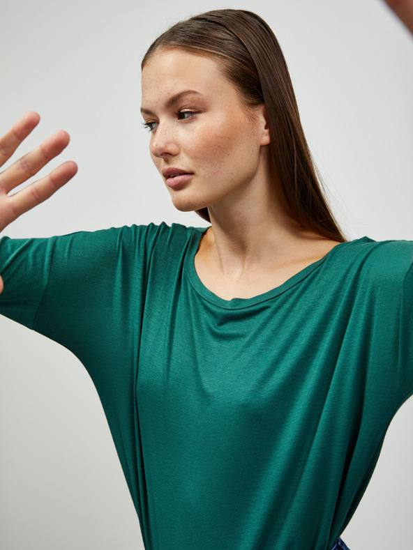 ZOOT.lab Зелена дамска основна тениска ZOOT.lab Leticia