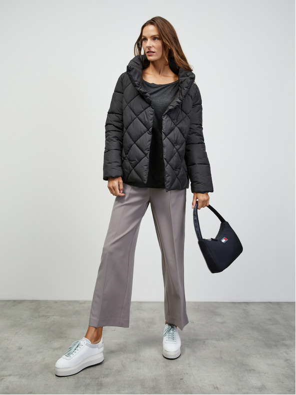 ZOOT.lab Тъмно сива дамска основна тениска с дълъг ръкав ZOOT.lab Leticia