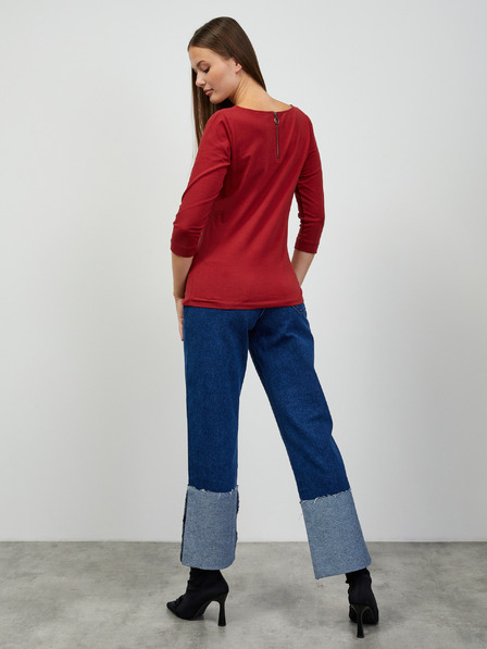 ZOOT.lab Червена дамска основна тениска ZOOT.lab Zion