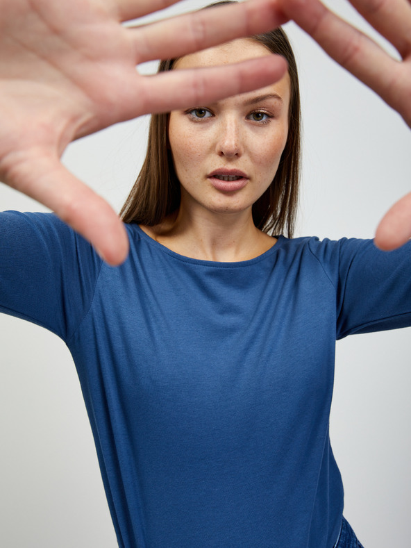 ZOOT.lab Синя дамска основна тениска ZOOT.lab Zion
