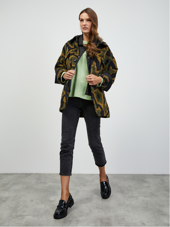 ZOOT.lab Светлозелена дамска основна тениска с дълъг ръкав ZOOT.lab Bambie