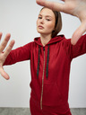 ZOOT.lab ZOOT.lab Laura дамска качулка в бордо с цип