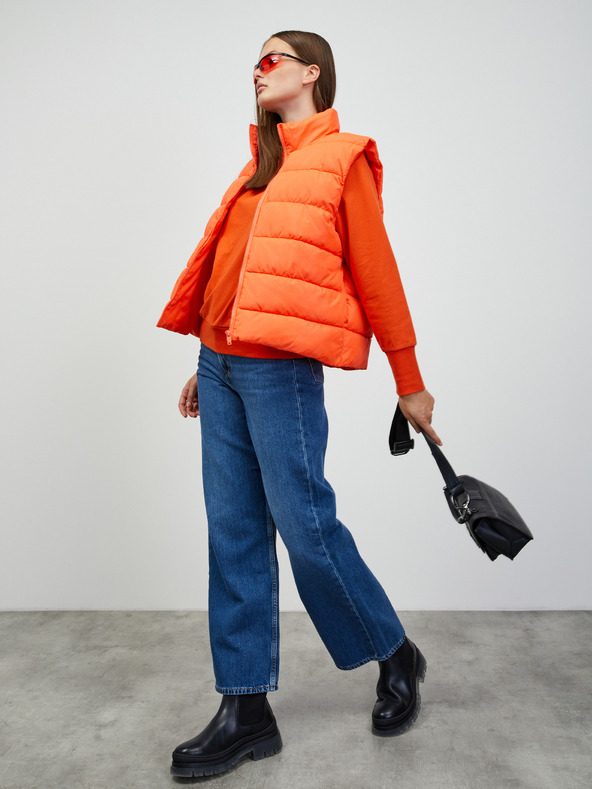 ZOOT.lab Оранжев дамски основен суитшърт ZOOT.lab Penny