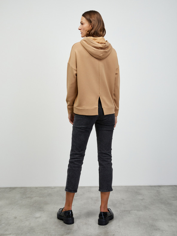 ZOOT.lab Бежова дамска основна качулка ZOOT.lab Noor