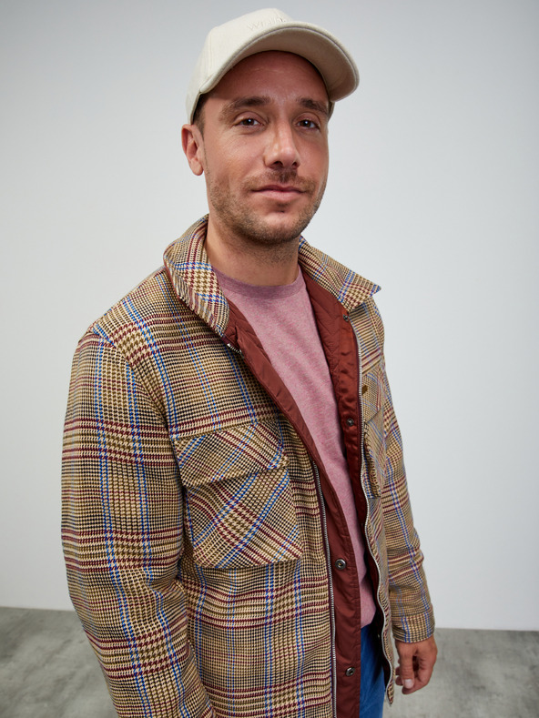 ZOOT.lab Старорозов мъжки блуза с косъм основна риза ZOOT.lab Rex