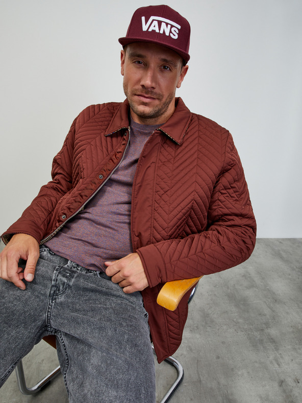 ZOOT.lab Лилава мъжка основна риза на райета ZOOT.lab Rex