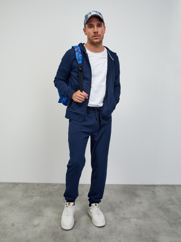 ZOOT.lab Тъмно синя мъжка основна суитчър с цип ZOOT.lab Ralph