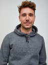 ZOOT.lab Тъмно сив мъжки брандиран суитчър с цип ZOOT.lab Jaxon