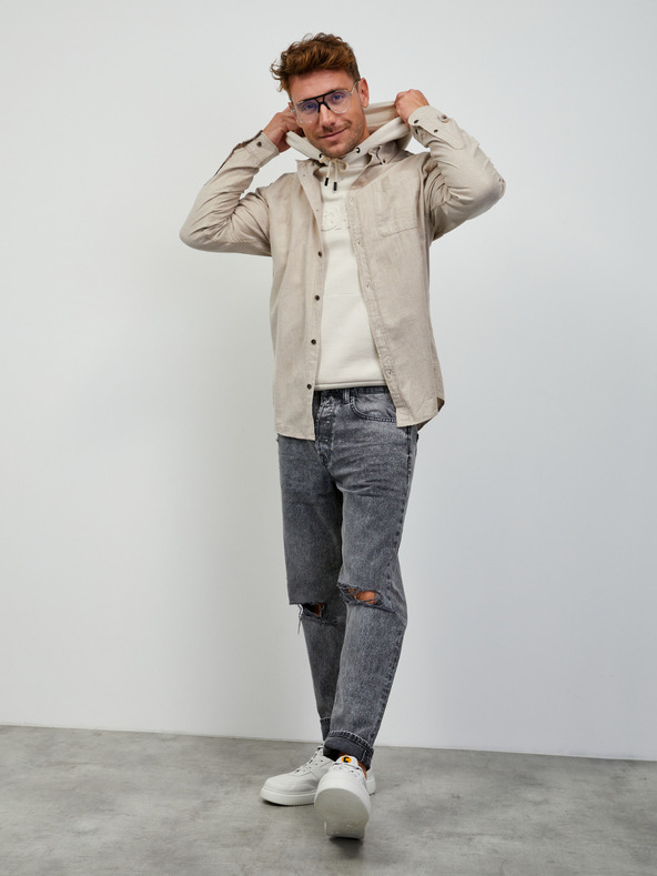 ZOOT.lab Кремав мъжки суитчър с цип ZOOT.lab Jaxon