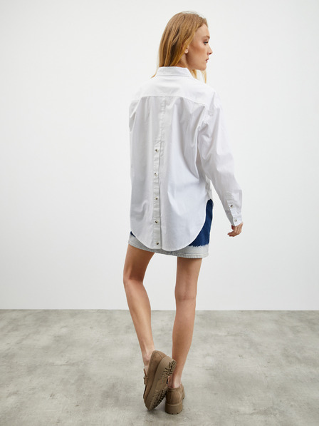 ZOOT.lab Бяла дамска блуза oversize ZOOT.lab Rosalinde