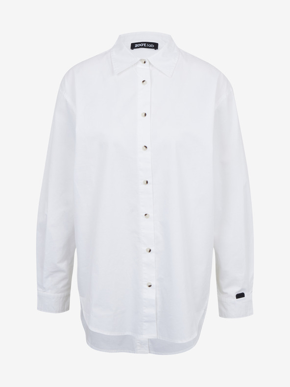 ZOOT.lab Бяла дамска блуза oversize ZOOT.lab Rosalinde