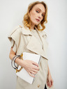 ZOOT.lab Бежова дамска пуловерна жилетка с лен ZOOT.lab Danae