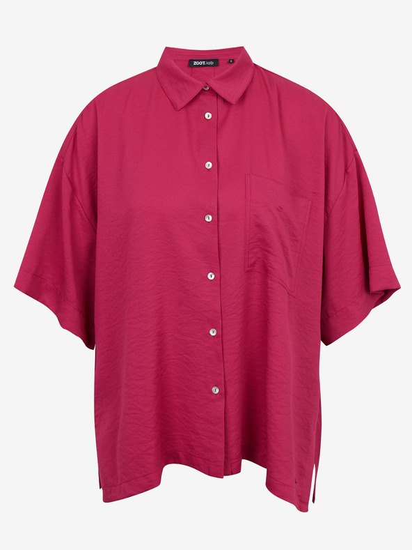 ZOOT.lab Тъмнорозова дамска риза oversize ZOOT.lab Rhiannon