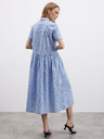 ZOOT.lab Светлосиня шарена дамска миди рокля с риза ZOOT.lab Reed