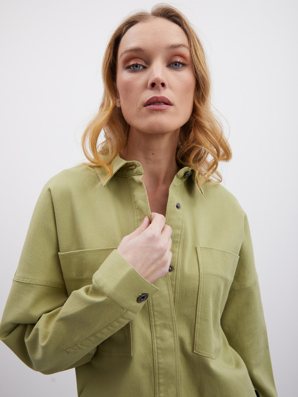 ZOOT.lab Светлозелена дамска oversize риза ZOOT.lab Becca