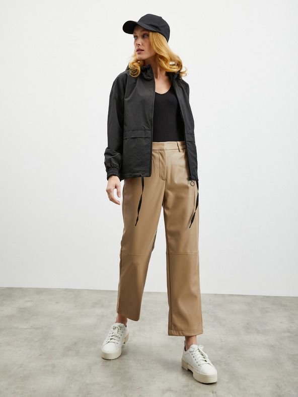 ZOOT.lab Черно дамско леко яке с качулка ZOOT.lab Nalu