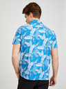ZOOT.lab Синя мъжка шарена риза с къс ръкав ZOOT.lab Darrel