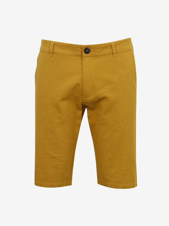 ZOOT.lab Жълти мъжки къси панталони тип "чино" ZOOT.lab Gavin