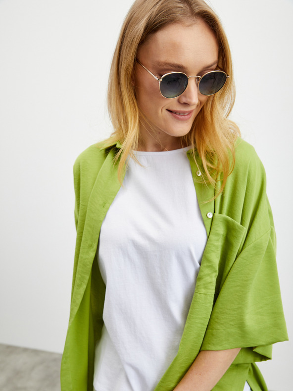 ZOOT.lab Бяла дамска тениска oversize ZOOT.lab Kayla