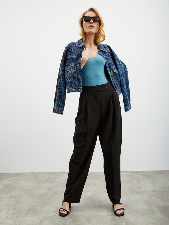 ZOOT.lab Синьо дамско рипсено боди ZOOT.lab Olga