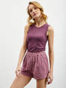 ZOOT.lab Лилаво дамско горнище с ребра ZOOT.lab Reza