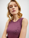 ZOOT.lab Лилаво дамско горнище с ребра ZOOT.lab Reza
