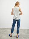ZOOT.lab Бял дамски ленен потник ZOOT.lab Josi