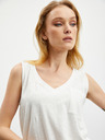 ZOOT.lab Бял дамски ленен потник ZOOT.lab Josi