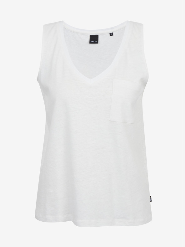 ZOOT.lab Бял дамски ленен потник ZOOT.lab Josi