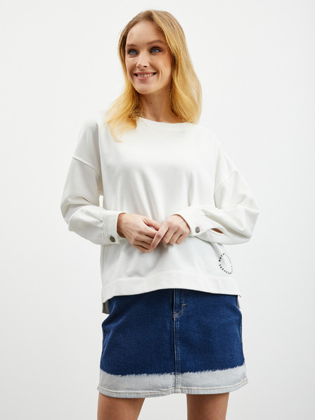 ZOOT.lab Бял дамски суитчър с голям размер ZOOT.lab Alisun