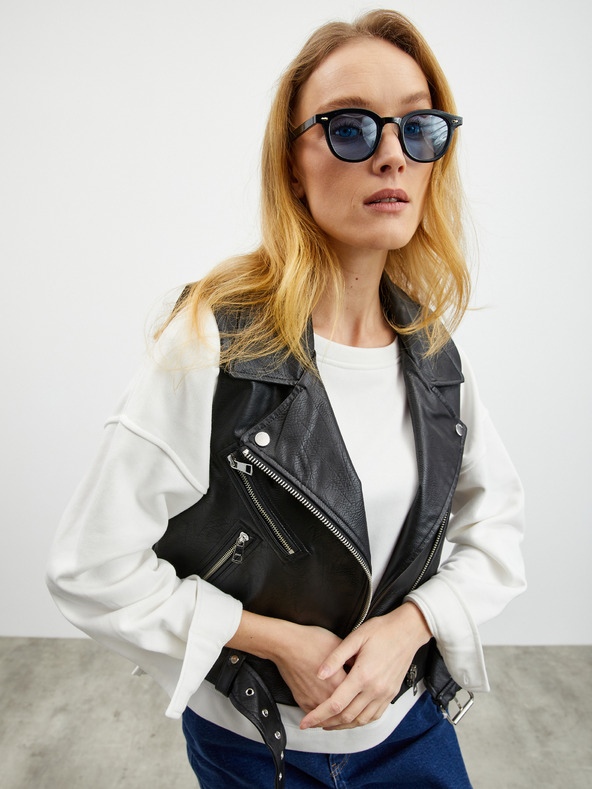 ZOOT.lab Бял дамски суитчър с голям размер ZOOT.lab Alisun