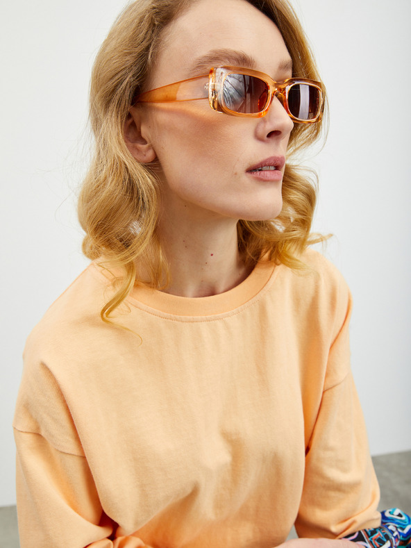 ZOOT.lab Оранжев дамски суитшърт с голям размер ZOOT.lab Briar