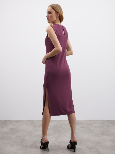 ZOOT.lab Лилава дамска рокля с ребра ZOOT.lab Delie