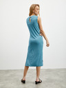 ZOOT.lab Светлосиня дамска оребрена рокля с разрез ZOOT.lab Delie