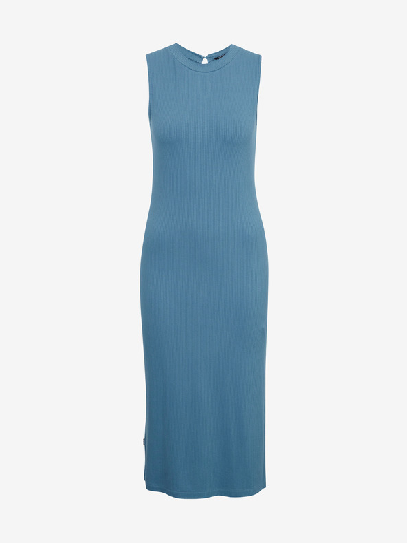 ZOOT.lab Светлосиня дамска оребрена рокля с разрез ZOOT.lab Delie