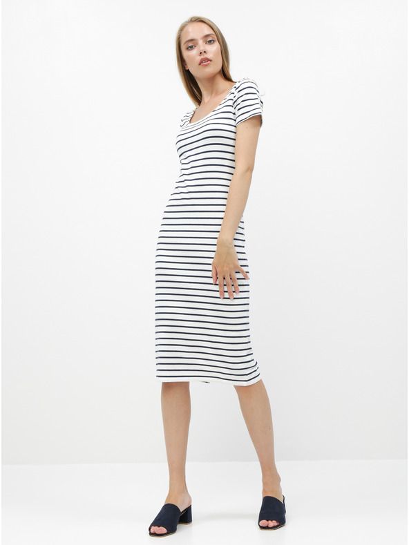 ZOOT.lab Синя и бяла рокля на райета ZOOT.lab Junne