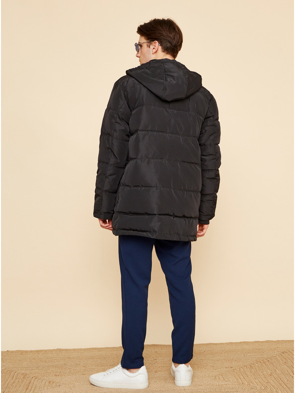 ZOOT.lab Черно мъжко ватирано зимно яке ZOOT.lab