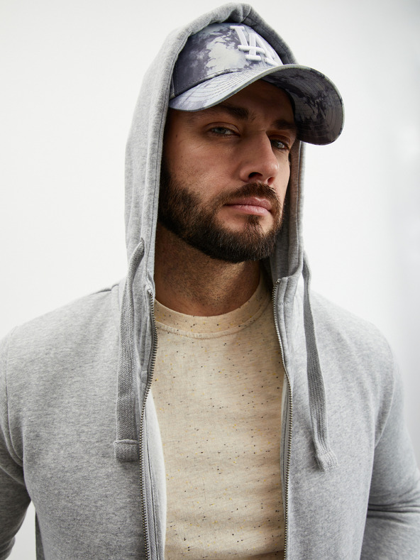 ZOOT.lab Сива мъжка основна качулка с цип ZOOT.lab Michael