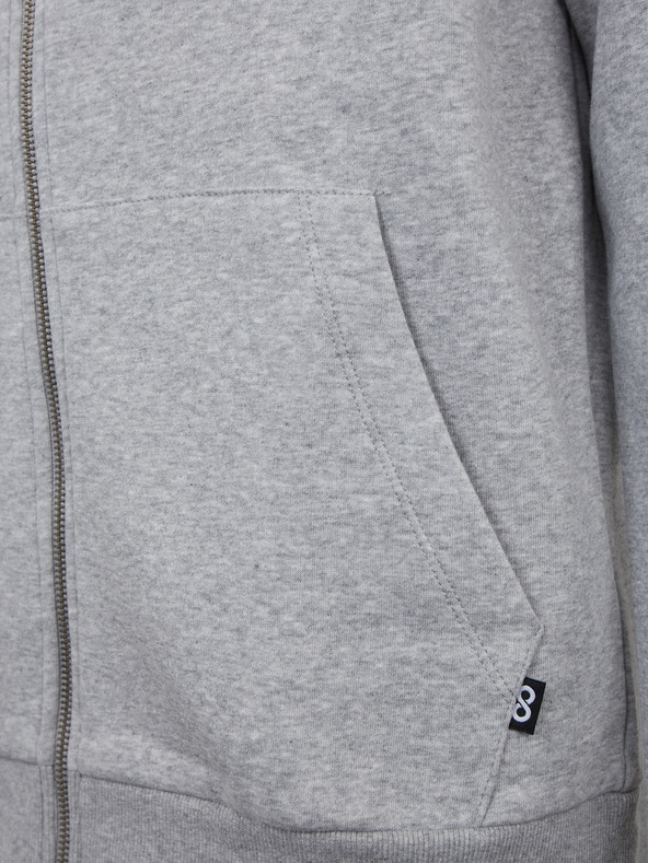 ZOOT.lab Сива мъжка основна качулка с цип ZOOT.lab Michael