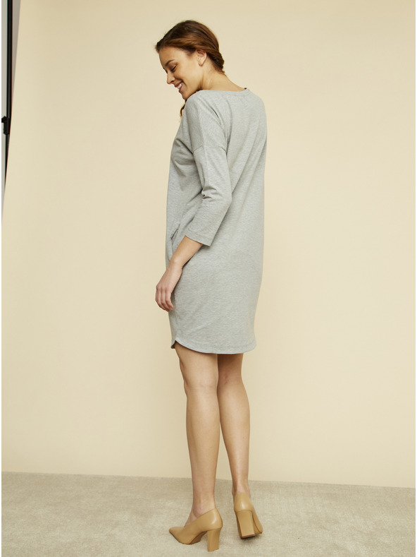 ZOOT.lab ZOOT.lab Сива основна рокля Serena