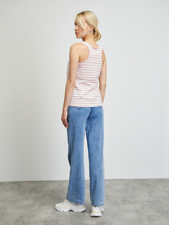 ZOOT.lab Бяло и розово дамско горнище на райета ZOOT.lab Josefina