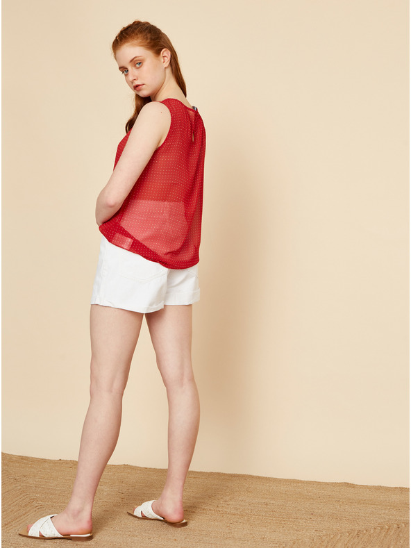 ZOOT.lab Червена блуза на точки ZOOT.lab Tina