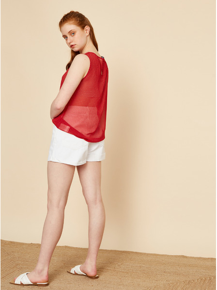 ZOOT.lab Червена блуза на точки ZOOT.lab Tina