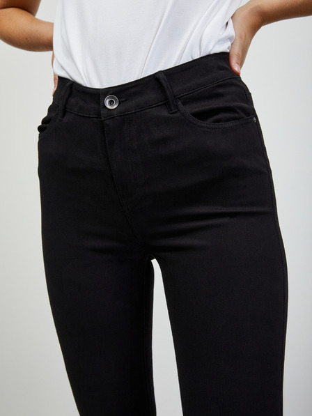 ZOOT.lab Черни дамски панталони с вталена кройка ZOOT.lab Anna