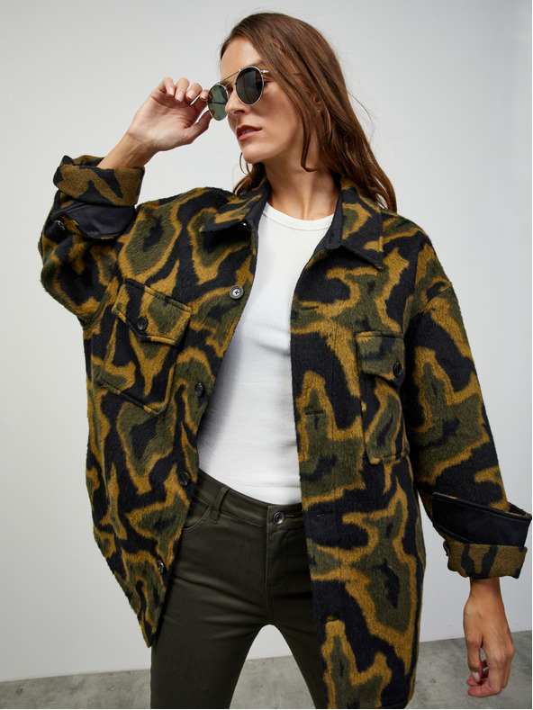 ZOOT.lab Дамски слим панталони в цвят каки ZOOT.lab Anna