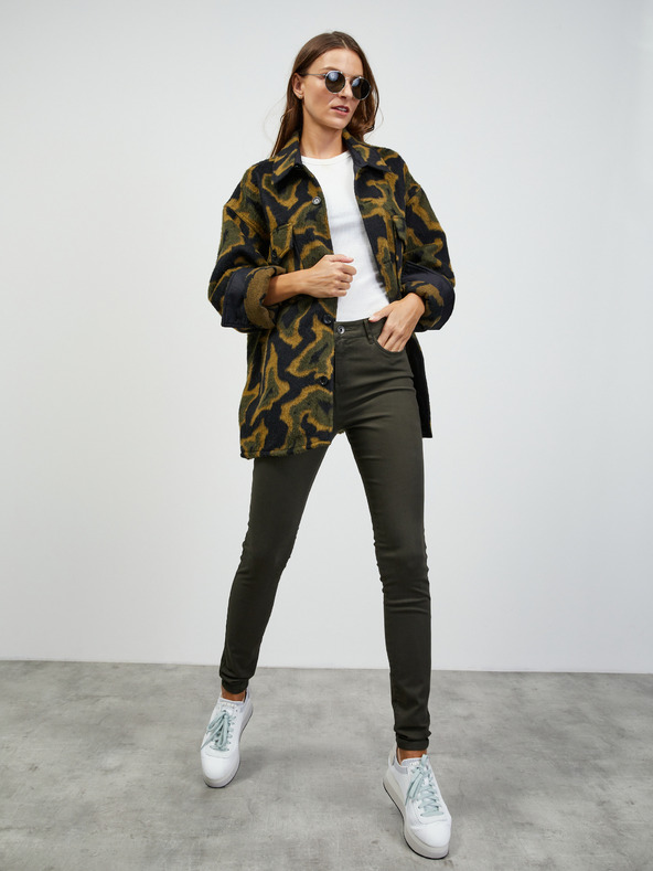 ZOOT.lab Дамски слим панталони в цвят каки ZOOT.lab Anna